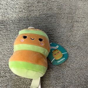 Squishmallows Hermine Plush - Lime Green and Tangerine